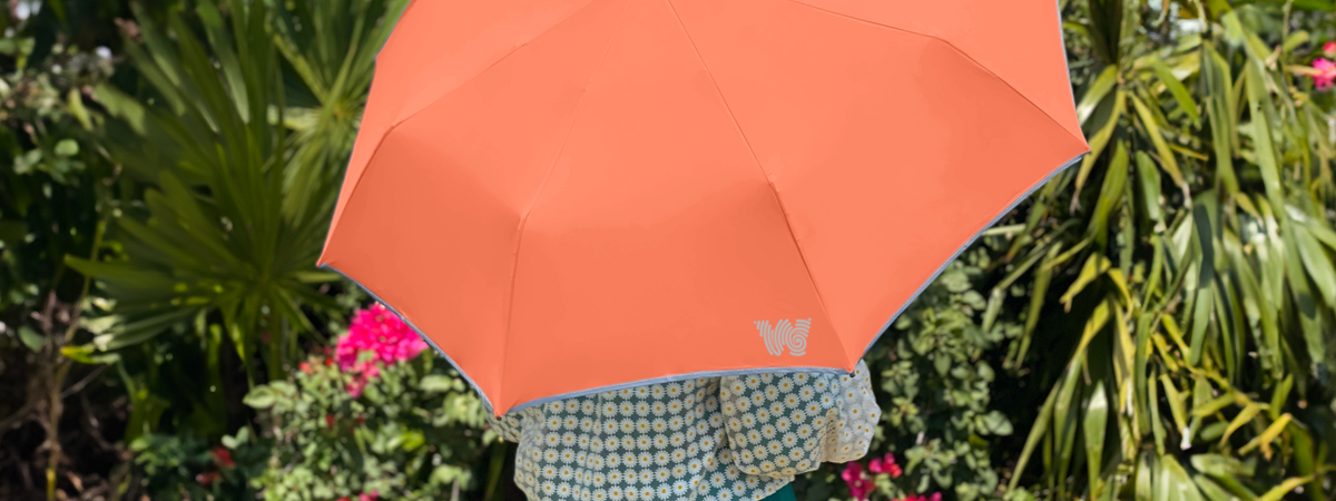 Fuzzy Peach Travel Umbrella | New Launch Inspired by Pantone Color of ...