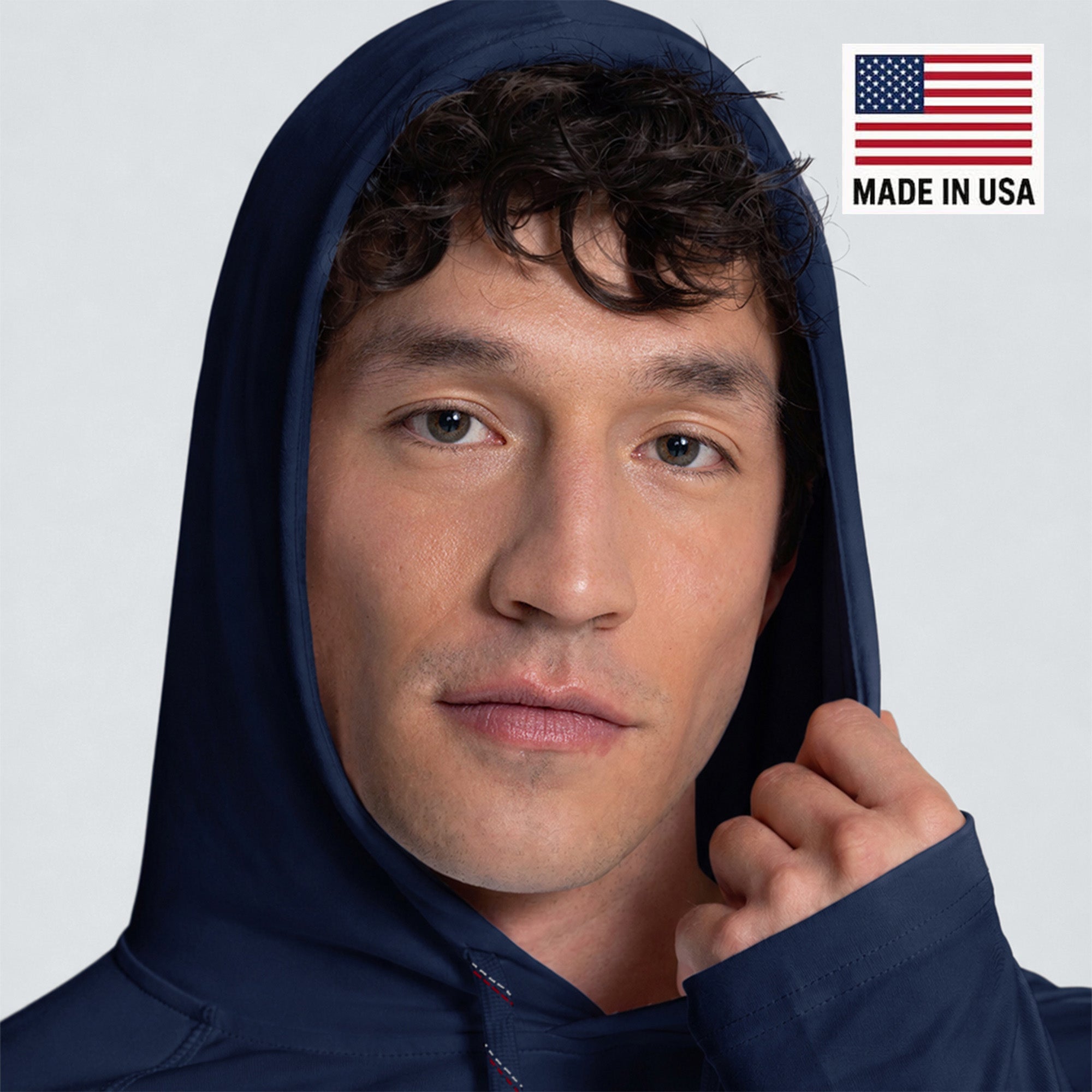 Folds of Honor Men's UPF 50+ Hooded Sun Shirt – America250