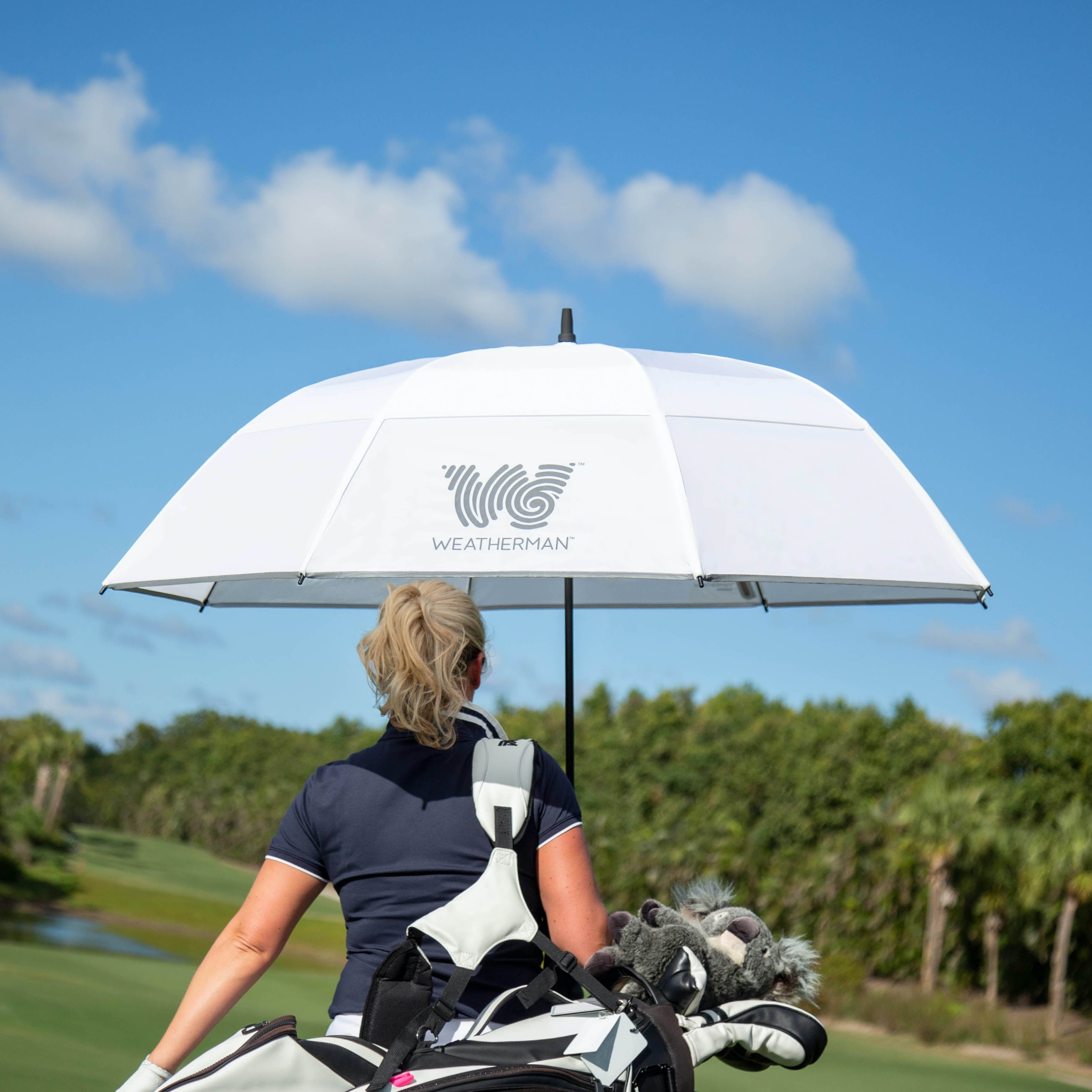 Paraguas de golf – Blanco