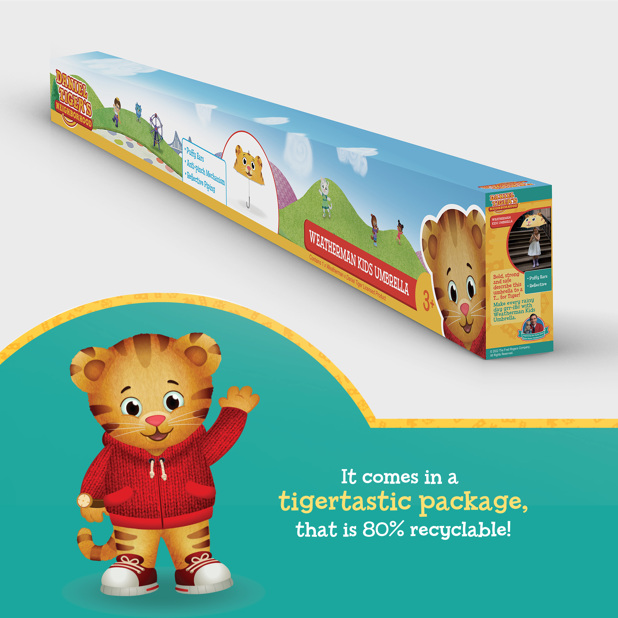 Daniel Tiger’s Neighborhood Kids Umbrella