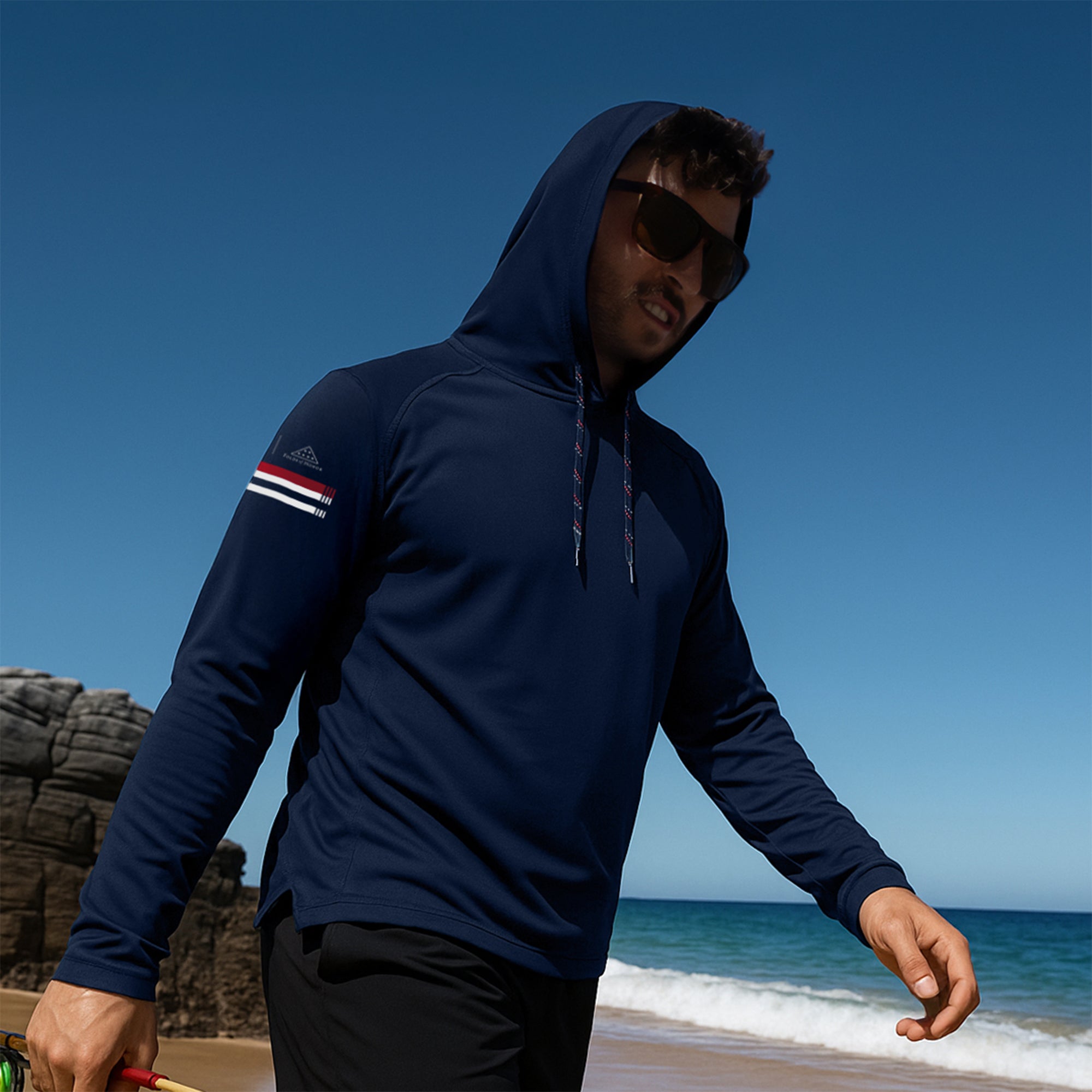 Sudadera con capucha y mangas largas Folds of Honor – Liberty