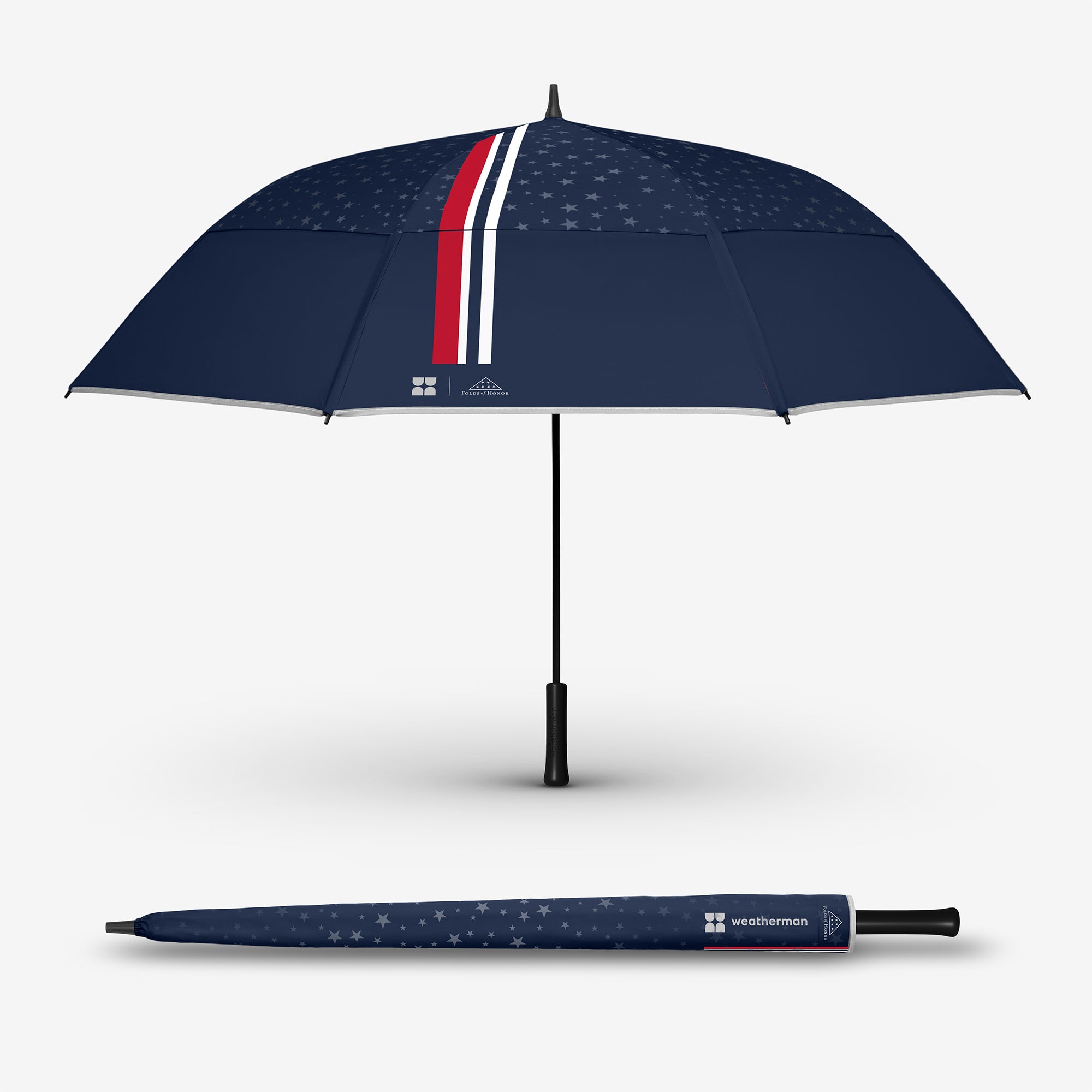 Paraguas plegable para golf ligero de Folds of Honor, Liberty