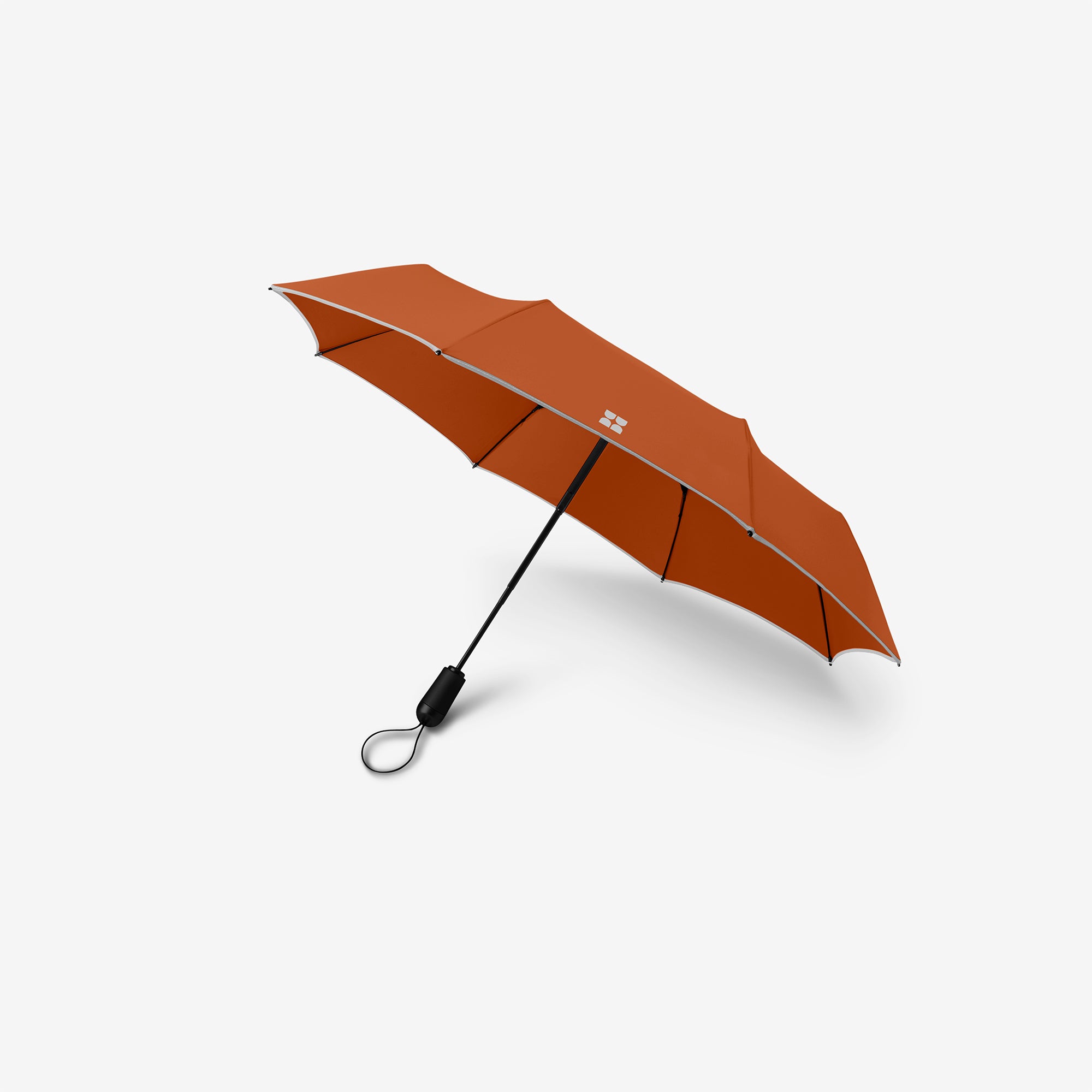 Rusty Orange Travel Umbrella product perspective image