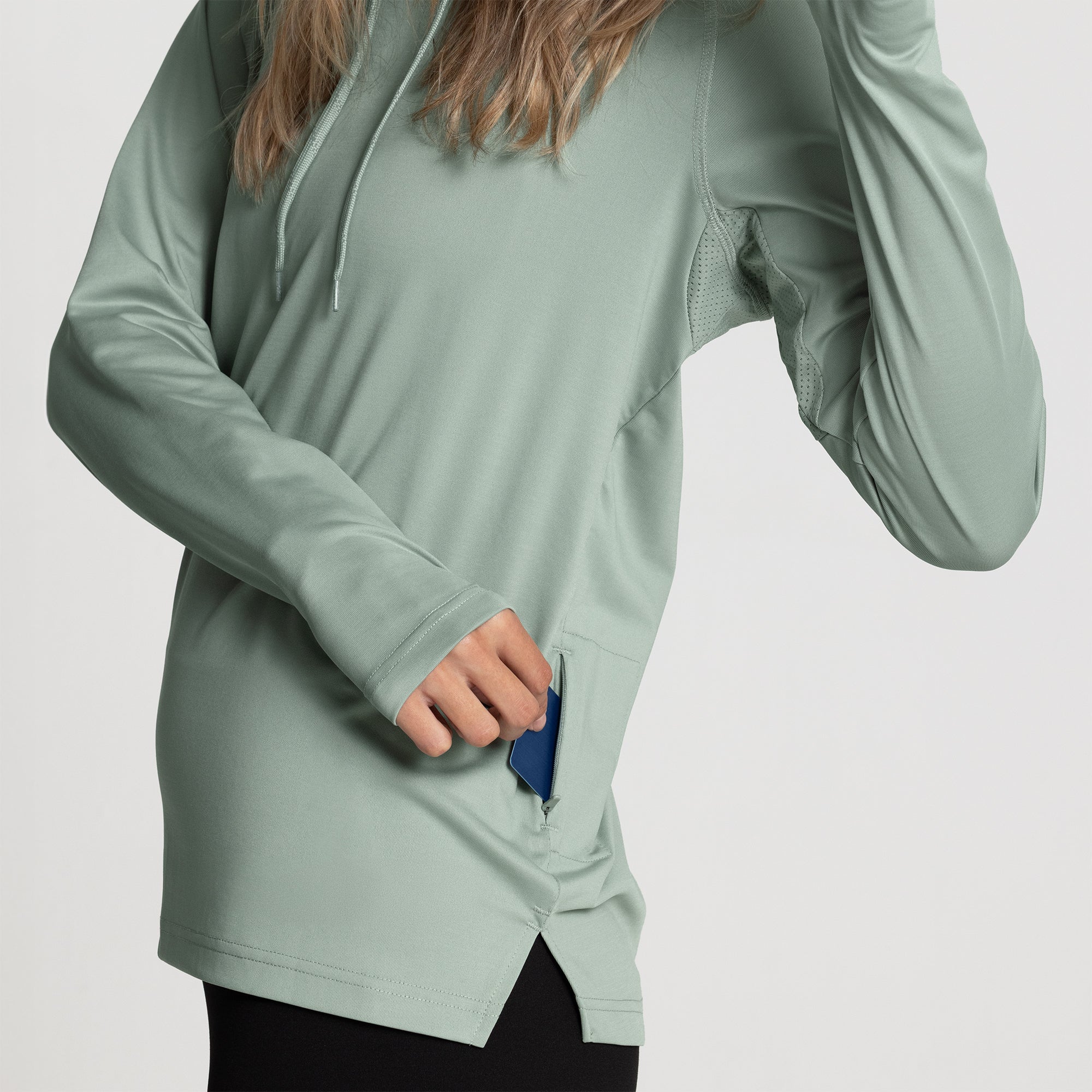Unisex UPF 50+ Hooded Sun Shirt