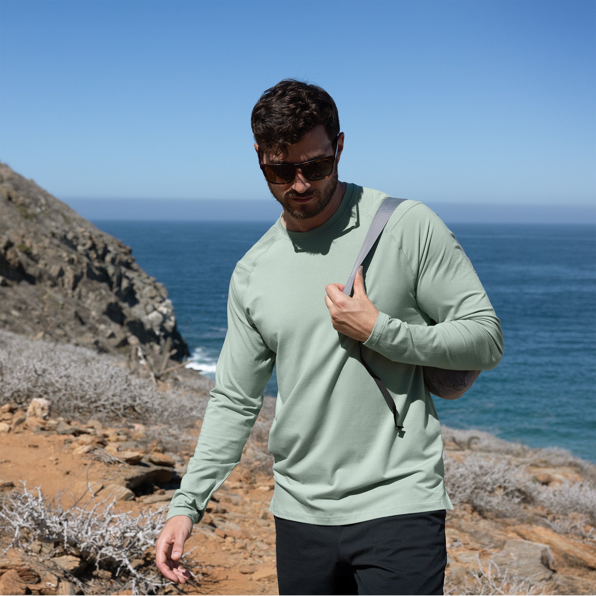 Men's UPF 20+ Bamboo Sun Shirt