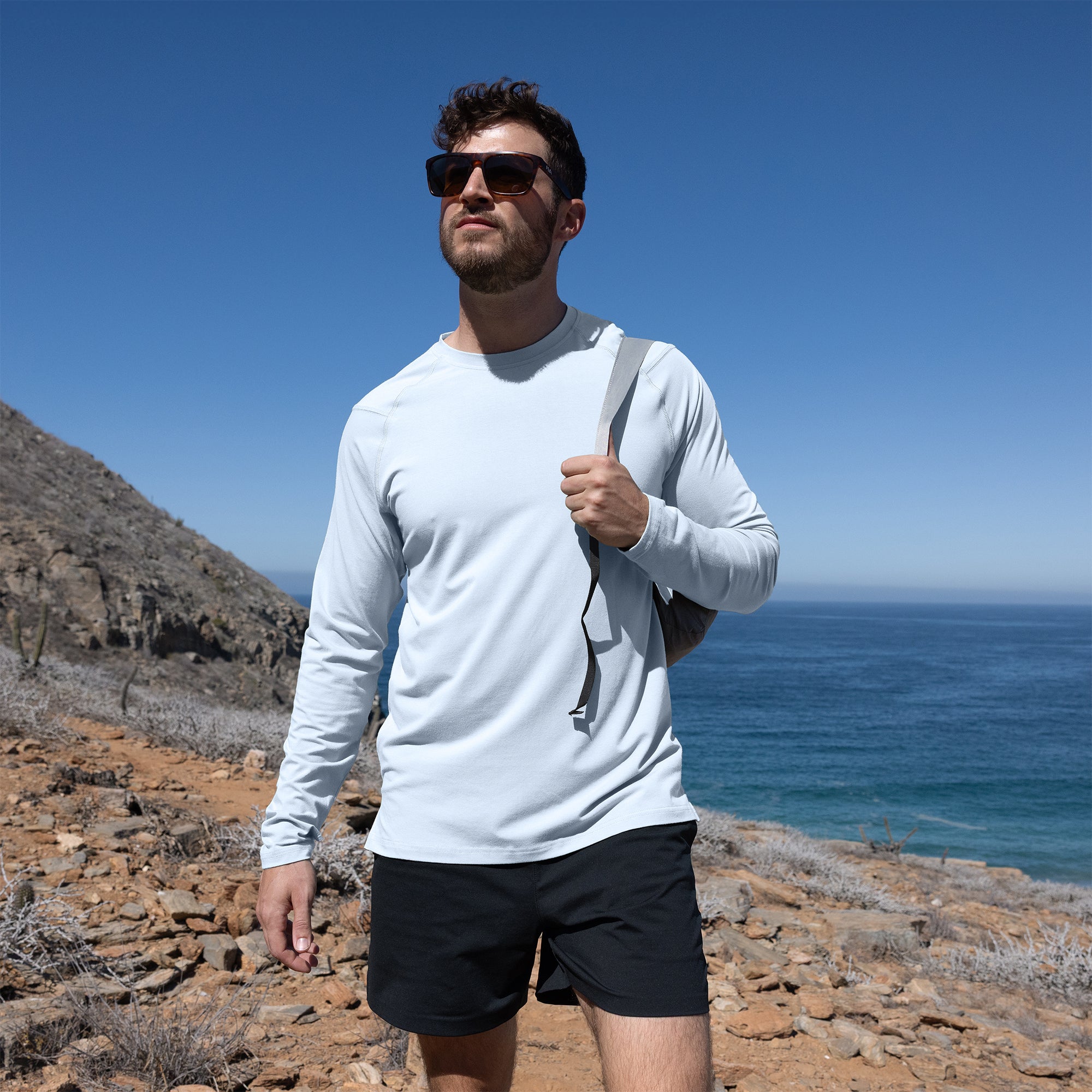 Men's UPF 20+ Bamboo Sun Shirt