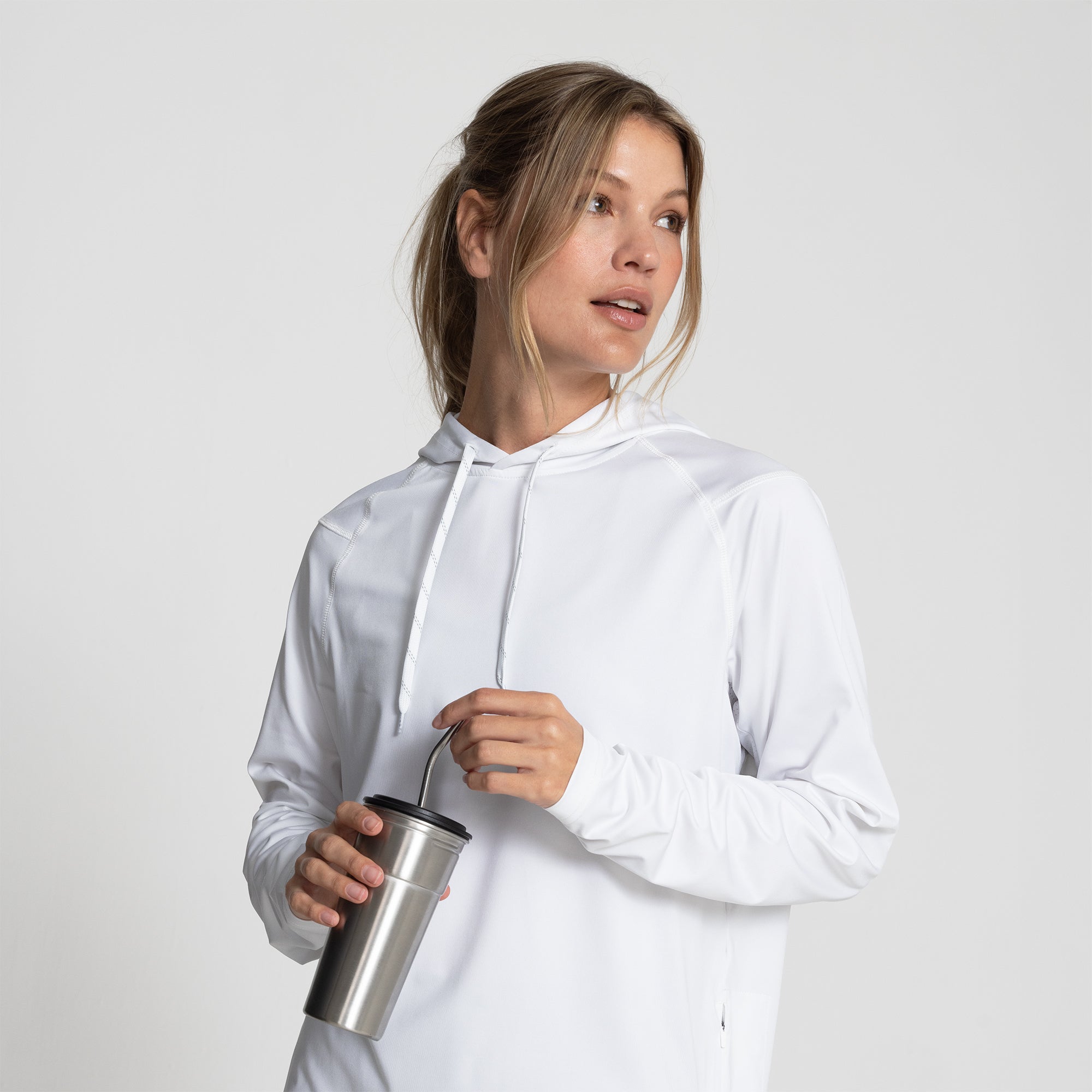 Women's UPF 50+ Hooded Sun Shirt