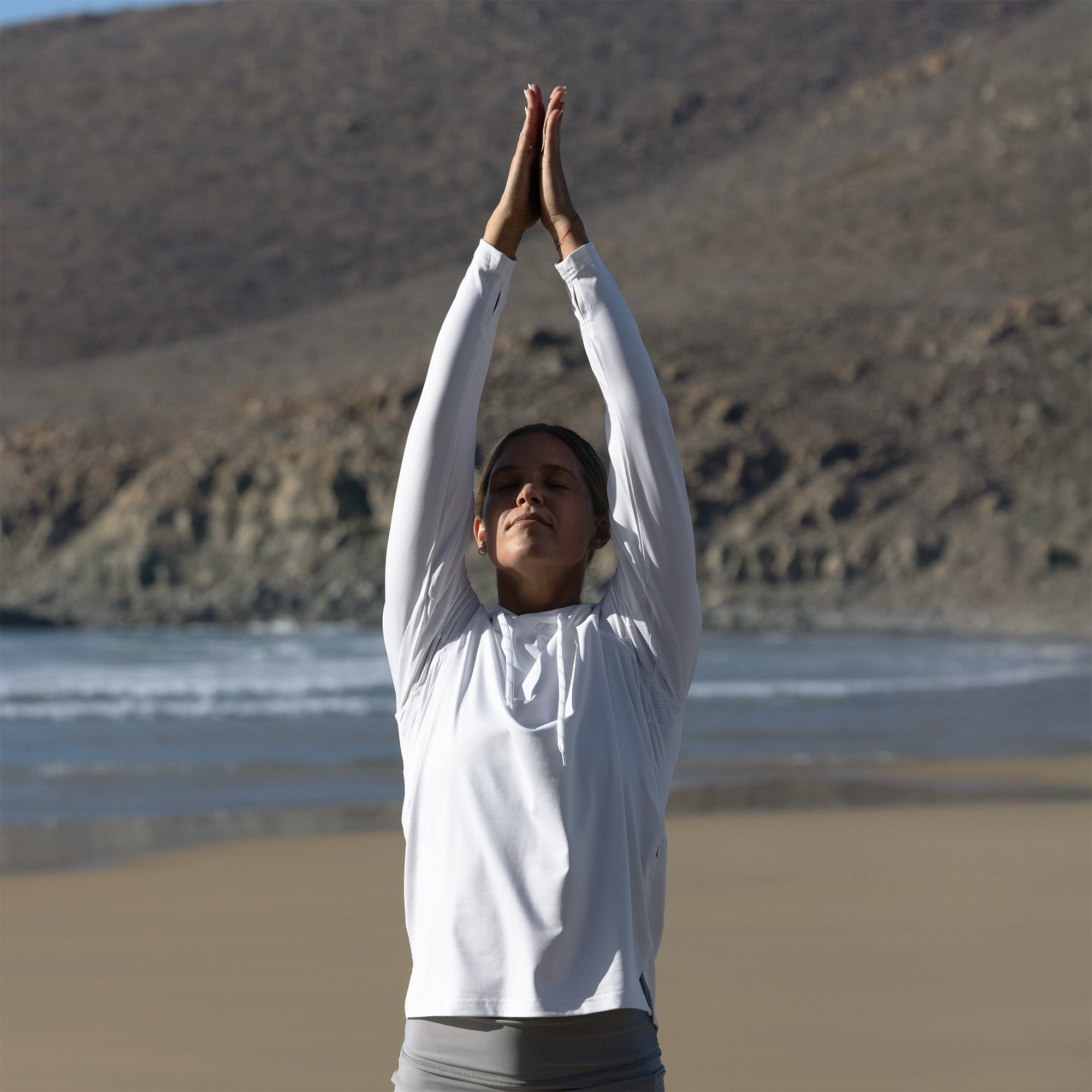 Unisex UPF 50+ Hooded Sun Shirt