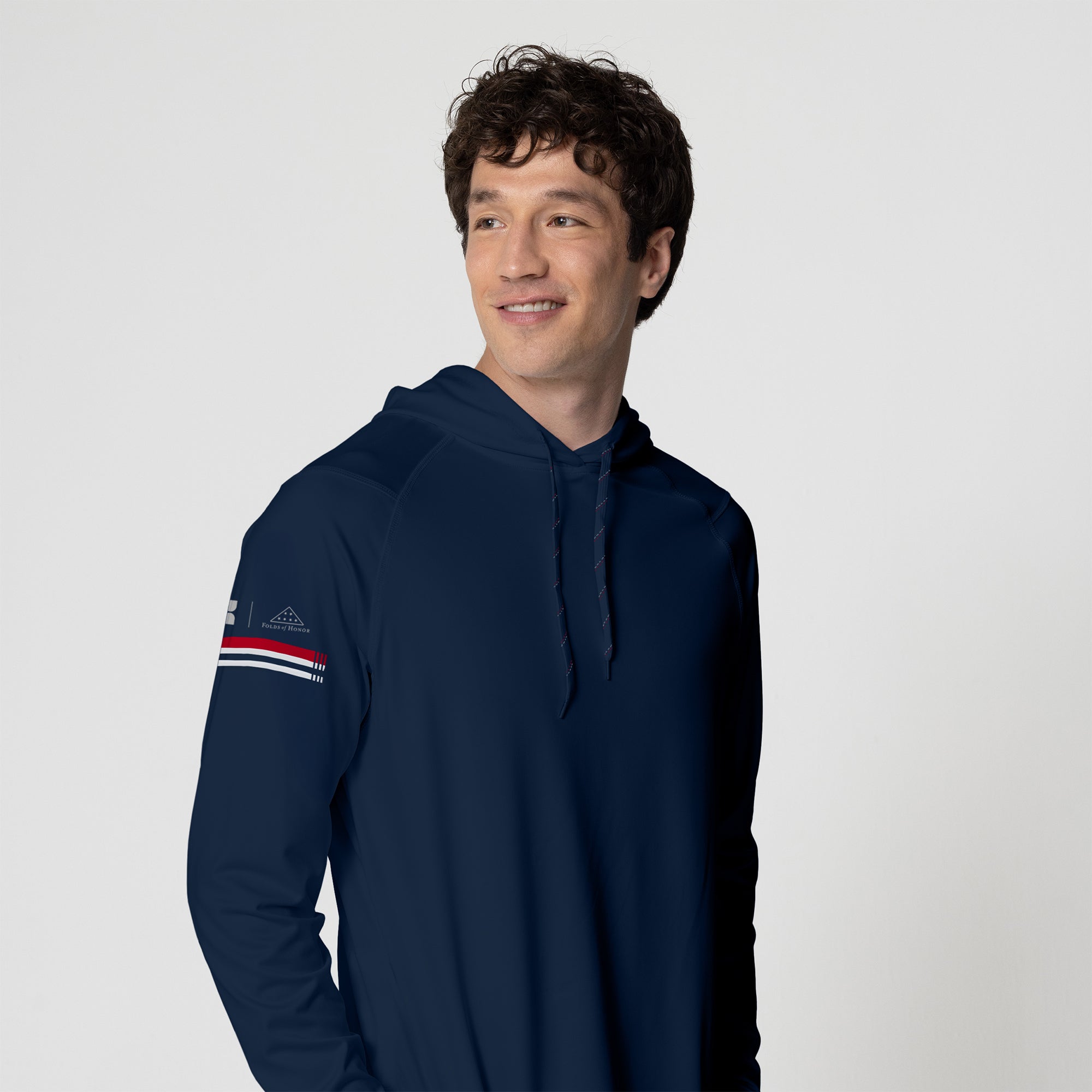 Sudadera con capucha y mangas largas Folds of Honor – Liberty