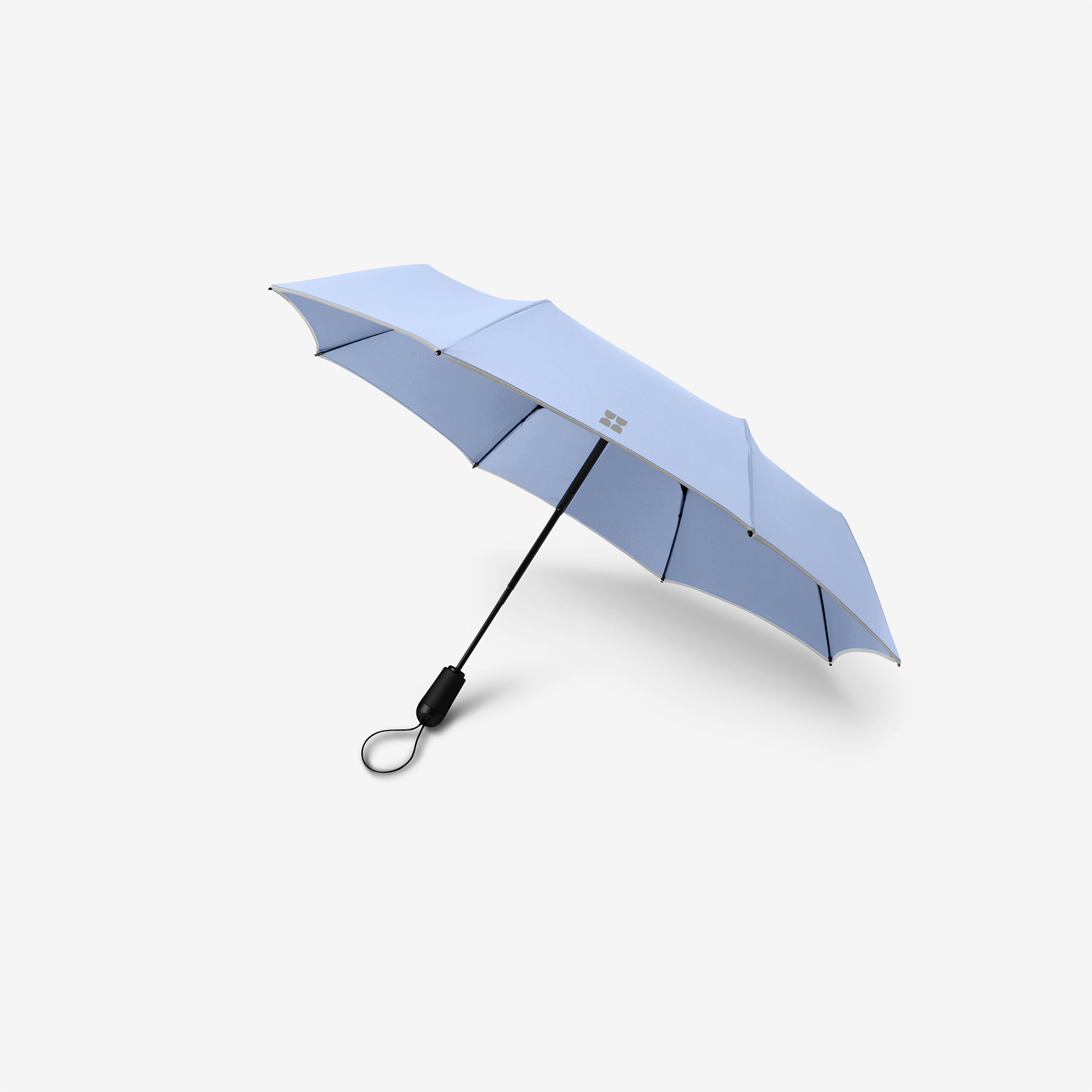 Whispy Blue Travel Umbrella product perspective image