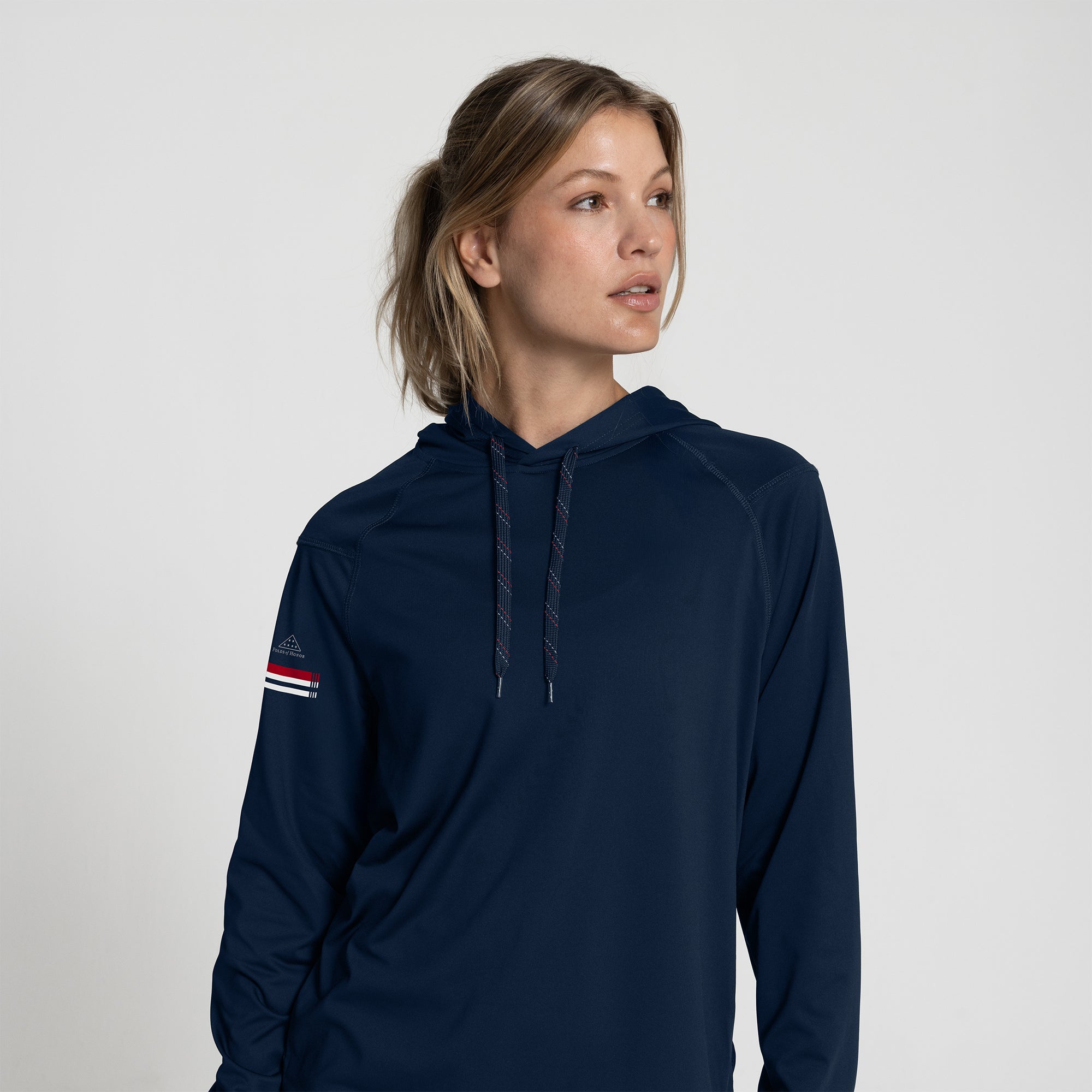 Sudadera con capucha y mangas largas Folds of Honor – Liberty