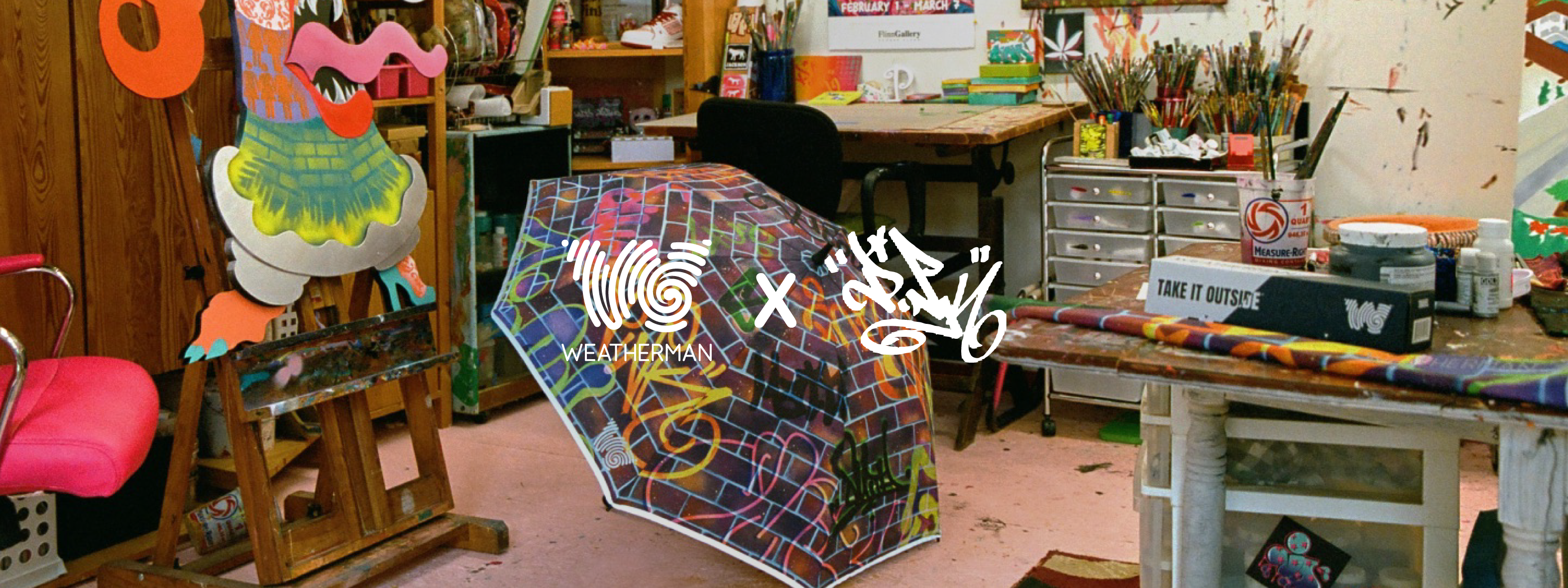 Lady Pink x Weatherman: A New Umbrella Designed By Graffiti Pioneer