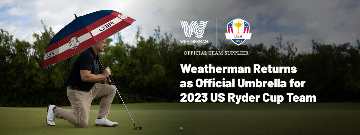 Weatherman Returns as Official Umbrella for Ryder Cup 2023