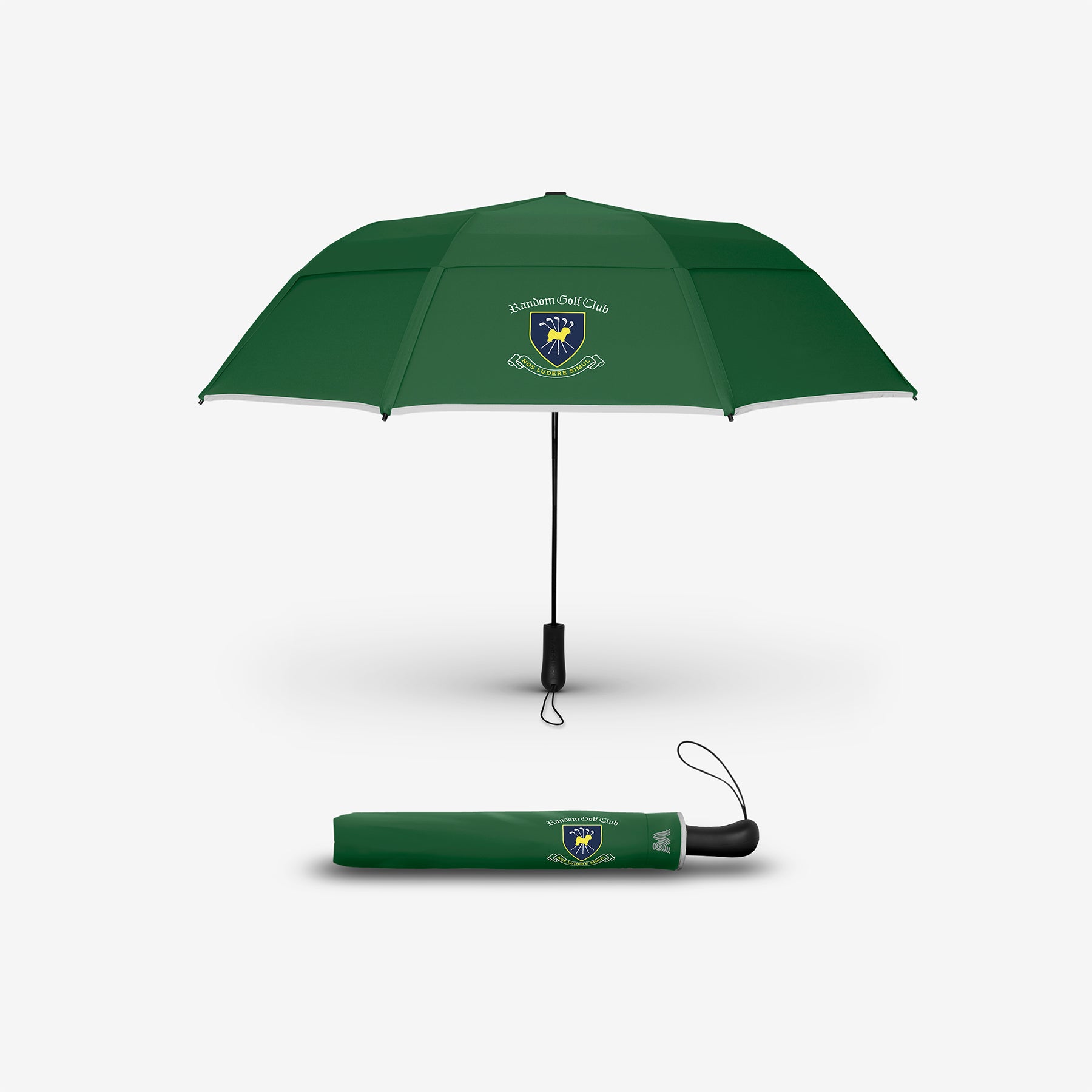 Random Golf Club Collapsible Umbrella - Royal Snowball