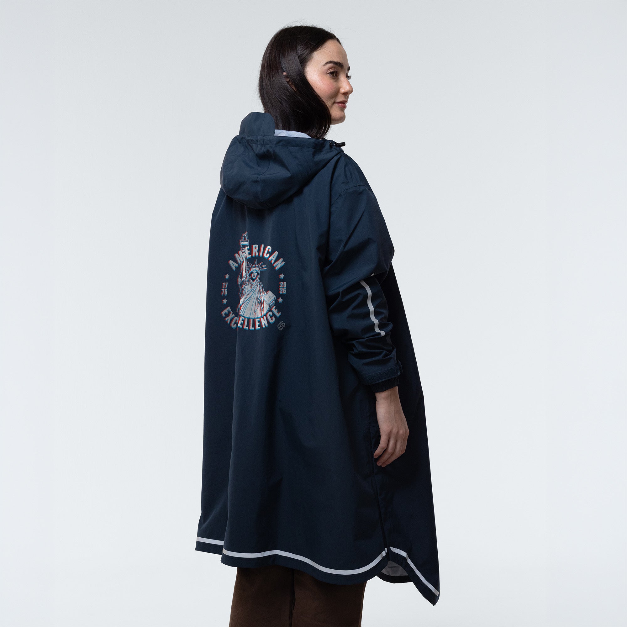 America250 x Folds of Honor Unisex Stride Pullover Poncho