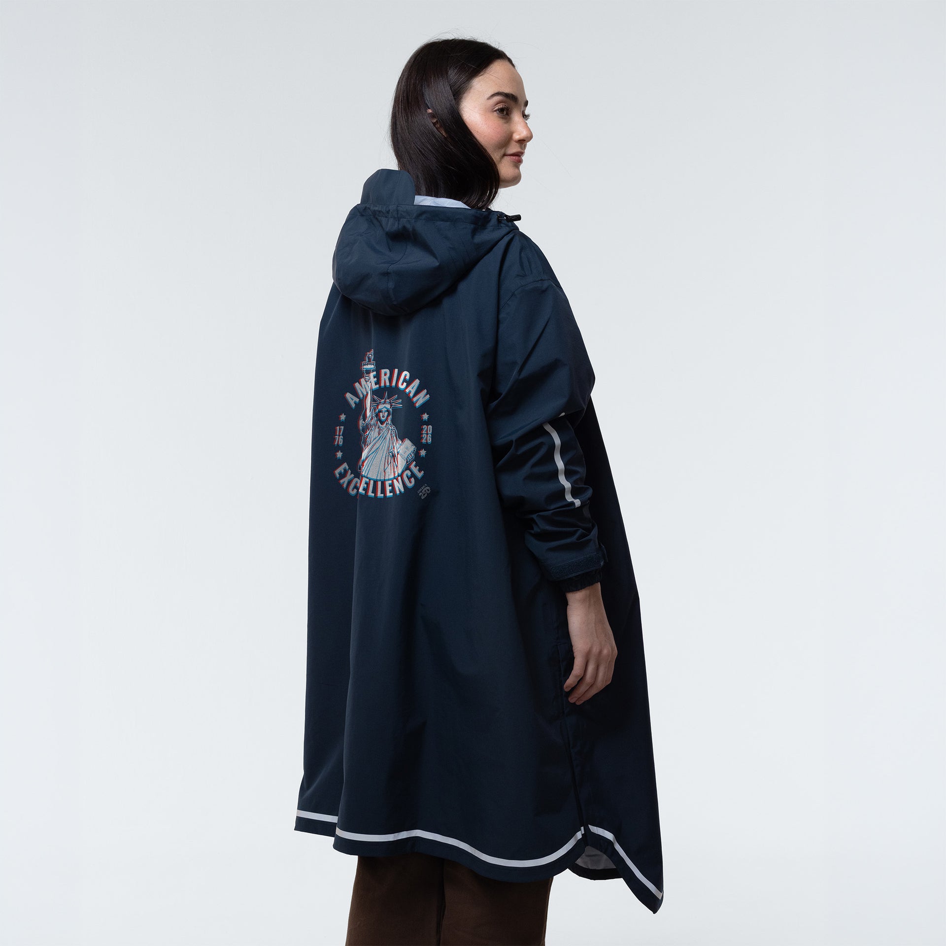 America250 x Folds Honor Stride Pullover Poncho