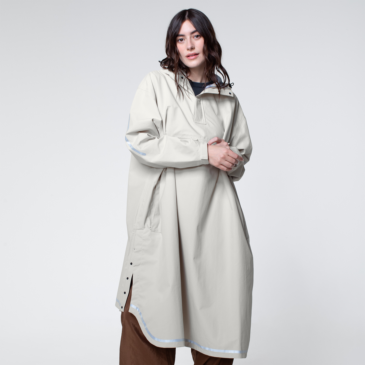 polyploid poncho parka ナイロン Poncho. Packable Waterproof Cape | Mac in a Sac